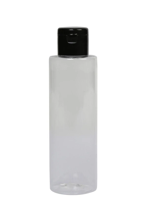 100ml - Siyah - Fliptop Kapaklı - Likit - Dezenfektan - Kolonya - 10 Adet ürün görseli 1