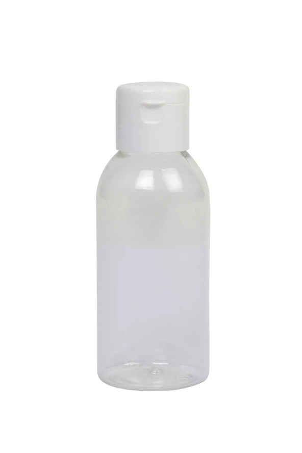 100 Ml - Kolonya - Likit-beyaz - Fliptop Kapaklı -10 Adet ürün görseli 1