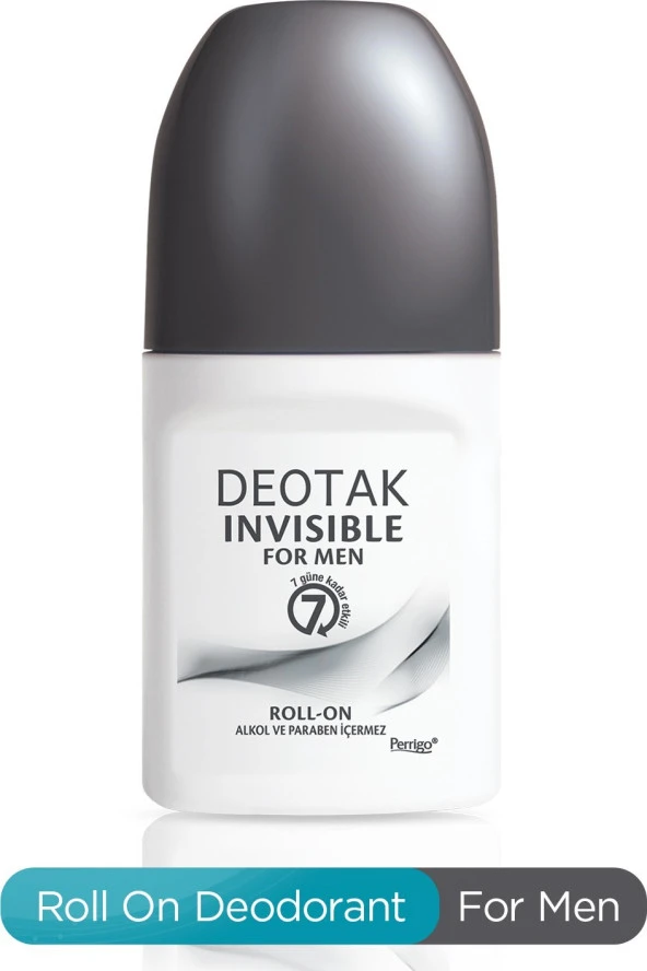 Deotak Invisible Men Roll On Deodorant 35 ml ürün görseli 1