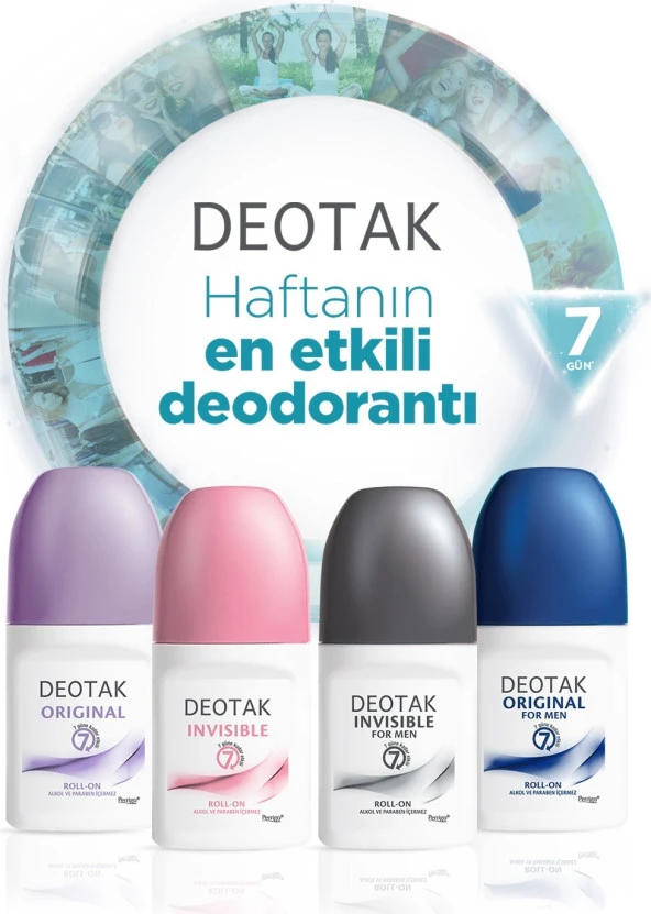 Deotak Invisible Men Roll On Deodorant 35 ml - Resim 5