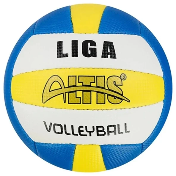ALTIS LİGA VOLEYBOL TOPU NO5 SARI MAVİ BEYAZ ürün görseli 1