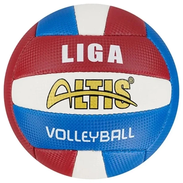 ALTIS LİGA VOLEYBOL TOPU NO5 KIRMIZI MAVİ BEYAZ ürün görseli 1