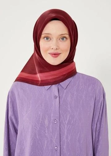 Levi'dor Kehribar Eşarp Bordo LTR0208 ürün görseli 1