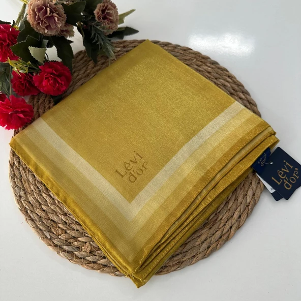 Levi'dor Kehribar Eşarp Hardal LTR0225 ürün görseli 1