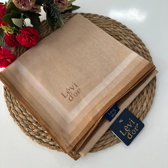 Levi'dor Kehribar Eşarp Kapiçino LTR0222 ürün görseli 1