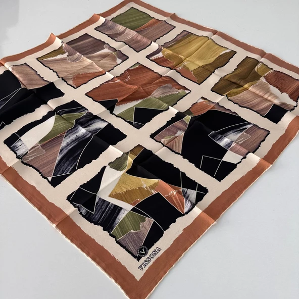 Vissona Twill İpek Eşarp IPK0207 ürün görseli 1