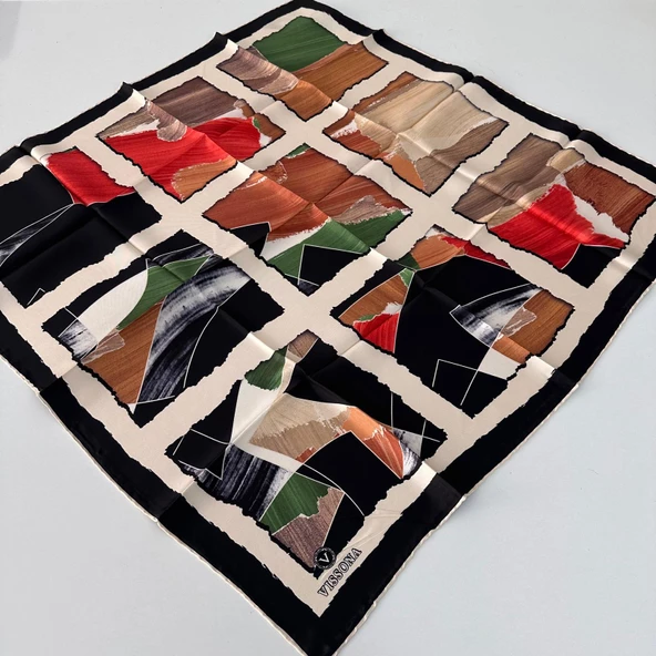 Vissona Twill İpek Eşarp IPK0206 ürün görseli 1