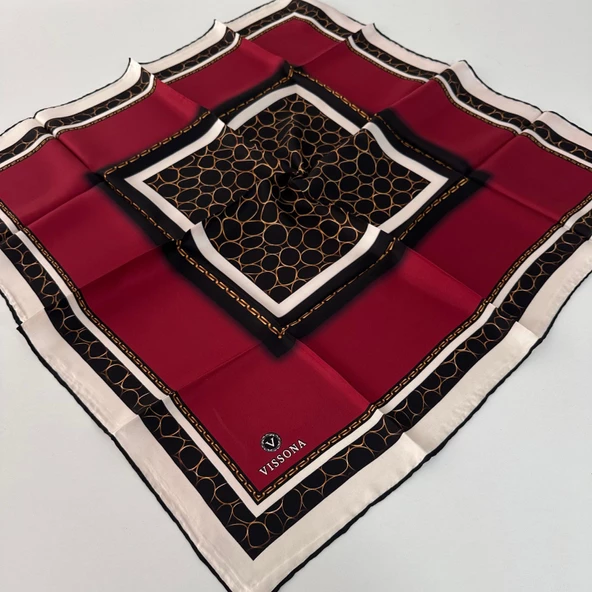 Vissona Twill İpek Eşarp IPK0906 ürün görseli 1