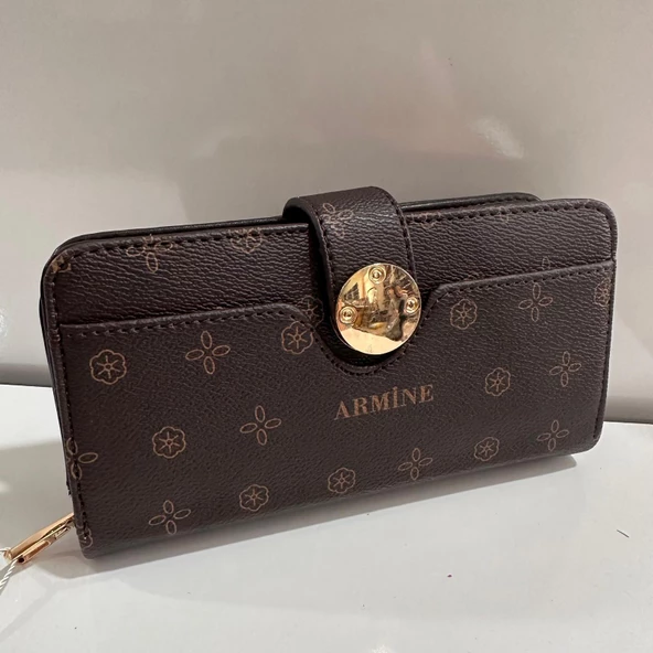 Armine Bayan Çanta Baskılı Kahve ARC0402 ürün görseli 1