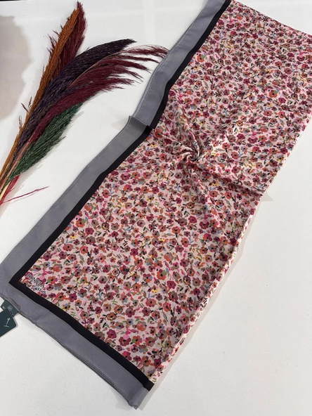 Bonjela Soft Pamuklu Şal Efsane Çiçekli Model LDSC0106 ürün görseli 1