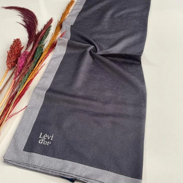 Levidor Premium Monogram Şal JZ0419 ürün görseli 1