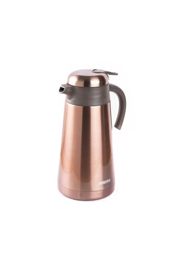 HAERS ROSE GOLD PASLANMAZ ÇELİK ÇAY TERMOSU 2.2LT ürün görseli 1