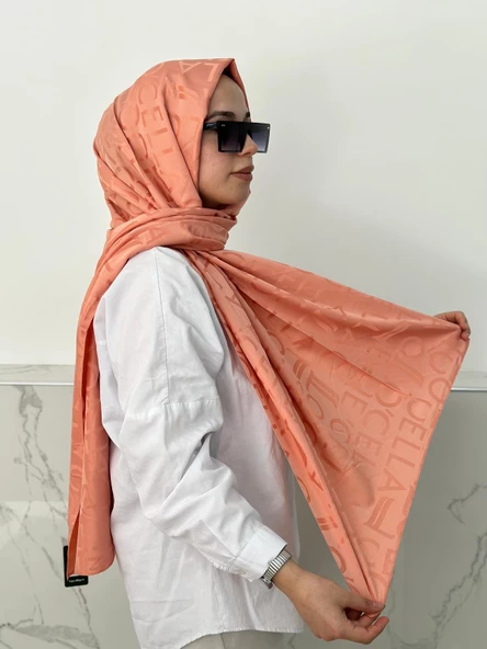 Locella Jakar Şal Somon JSL1122 - Resim 2