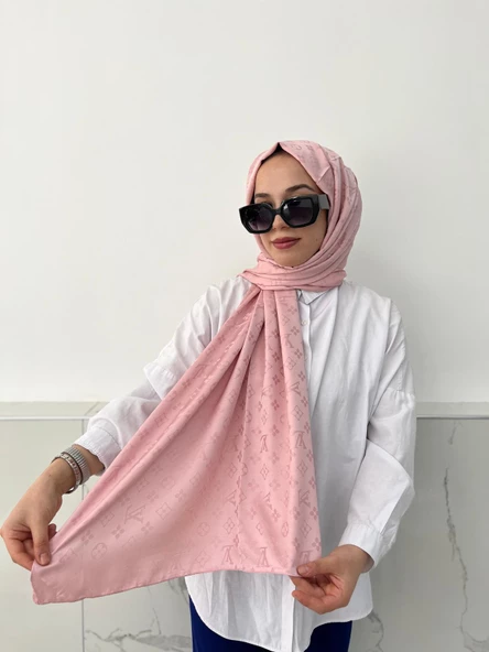 Locella Jakar Şal Pembe JSL1313 - Resim 2