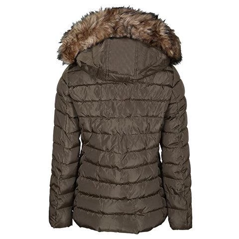Tommy Hilfiger Kadın Mont Yeşil - Resim 2