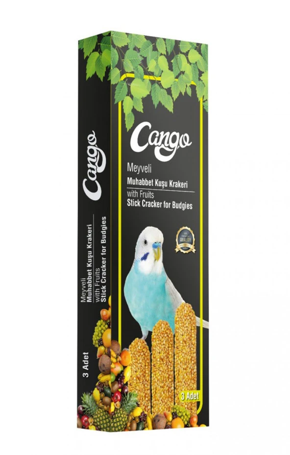 Cango Muhabbet Kuşu Krakeri Meyveli 81GR ürün görseli 1