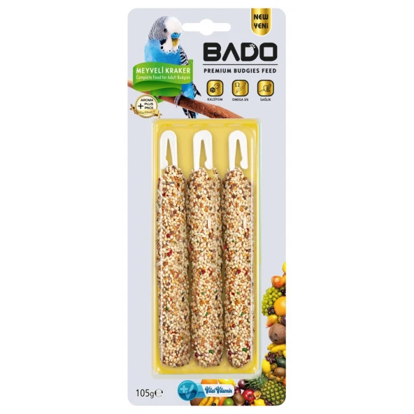 Bado Muhabbet Kuş Krakeri Meyveli 105GR ürün görseli 1