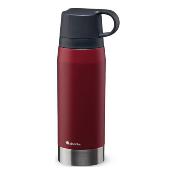 Aladdin Citypark Thermavac Çift Bardaklı Çelik Termos 1.1 Lt - Bordo ürün görseli 1