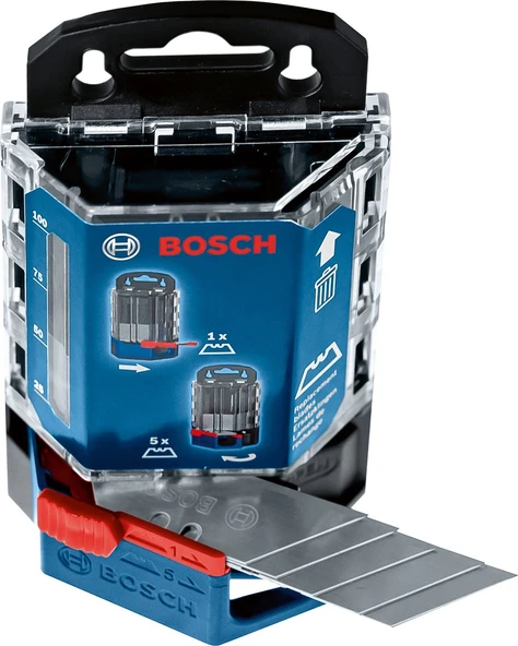 Bosch Profesyonel Maket Bıçağı Yedeği 50 Parça - Resim 3