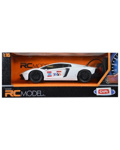 Ctoys Uzaktan Kumandalı RC Model Yarış Arabası Beyaz ürün görseli 1