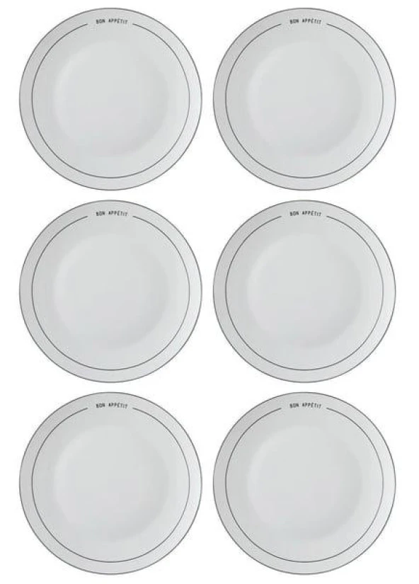 THE MİA Round Servis Tabağı 6 Kişilik ürün görseli 1