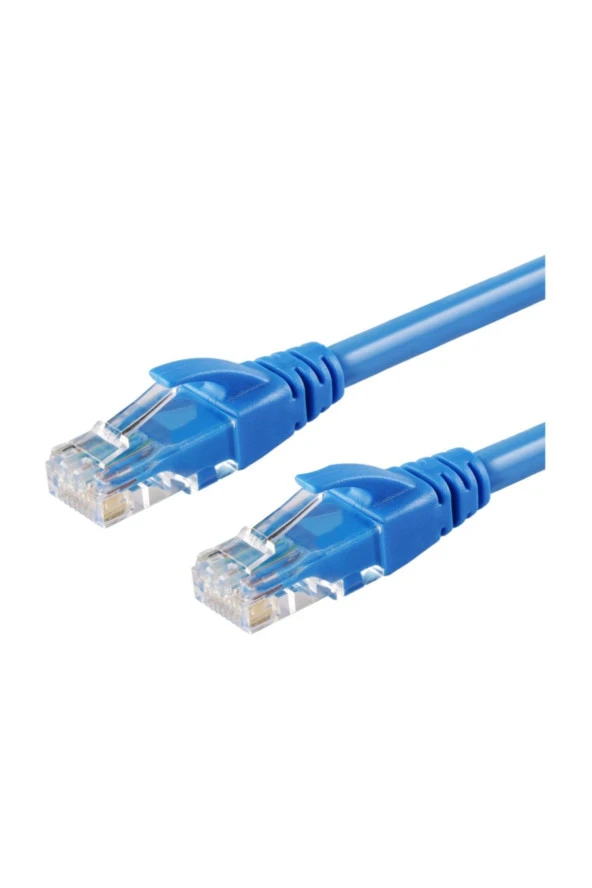 Jettpower 0456 Cat6 Ethernet Internet Kablosu 10 M Mavi ürün görseli 1