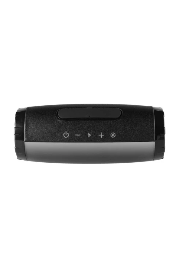Işıklı Kablosuz Bluetooth Speaker Siyah 0219 - Resim 2