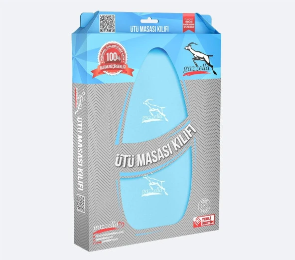 Gazella Ütü Masası Kılıfı Bezi 50 x 135 cm Mavi ürün görseli 1