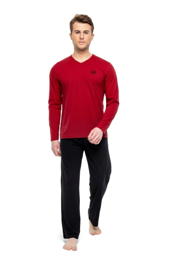 Mod Erkek Uzun Kol Pijama Takım 3893 ürün görseli 1