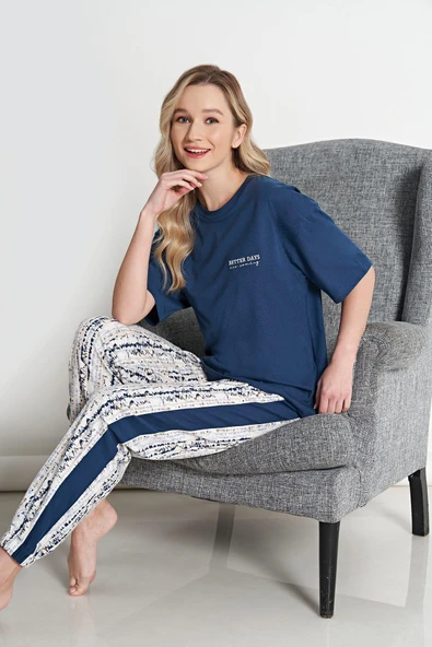 Pijadore 1682 Kadın Kısa Kollu Pijama Takım ürün görseli 1
