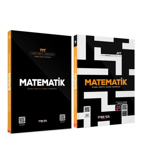 Marka Yayınları TYT AYT Matematik Soru Bankası Seti 2 Kitap ürün görseli 1
