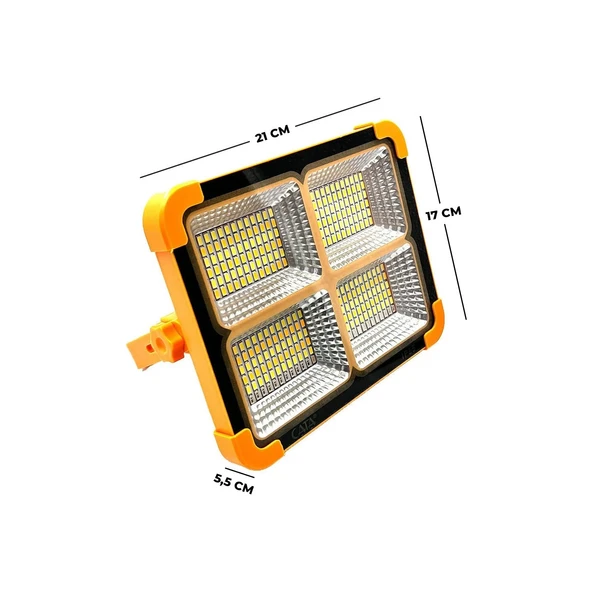 Cata Ct-4698 Portatif Solar Aydınlatma Projektör ürün görseli 1