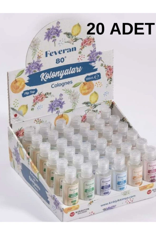 Limon Kolonyası 100ml (20 Adet) ürün görseli 1