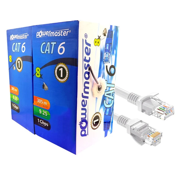 Cat6 25 Awg İnternet Kablosu 305 Metre 6883 ürün görseli 1