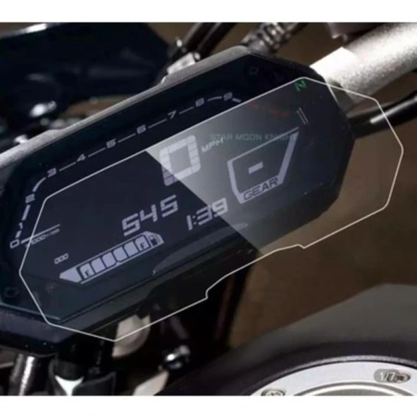 Yamaha MT 07 Dijital Gösterge Uyumlu 9H Nano Ekran Koruyucu ürün görseli 1
