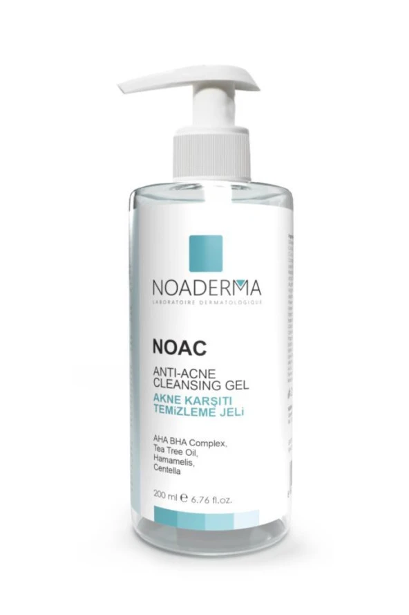 NOADERMA Noac Akne Karşıtı Temizleme Jeli 200 ml ürün görseli 1