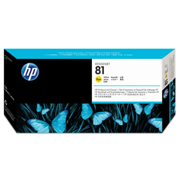 Hp 81-C4953A Sarı Baskı Kafası ve Kafa Temizleyici 2016 Tarihli ürün görseli 1