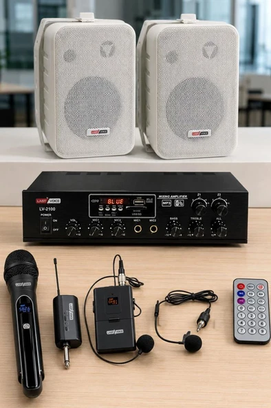 Lastvoice Soft Plus Paket-1 Hoparlör ve Anfi Mağaza Ses Sistemi ürün görseli 1