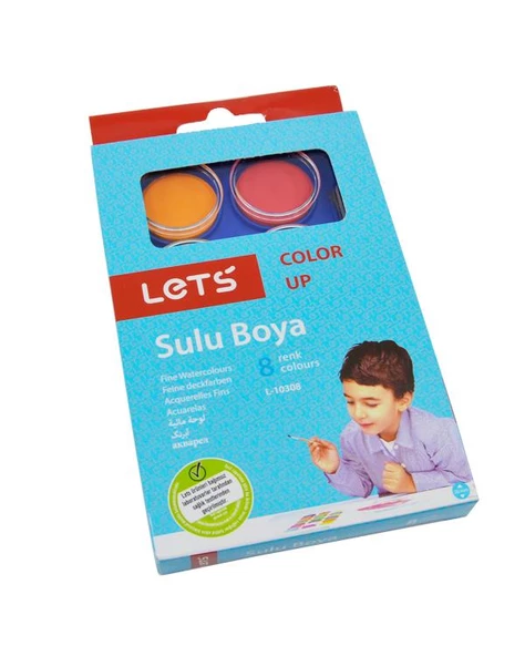 Lets 8 Renk Sulu Boya ürün görseli 1