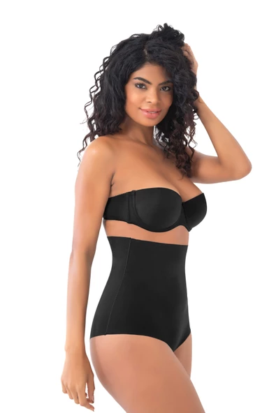 Korse Sepeti 3003 Kadın Lazer Kesim Yüksek Bel Slip Korse ürün görseli 1