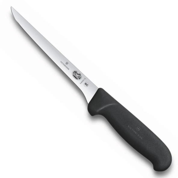 Victorinox Fibrox 15cm Dar Ağız Sıyırma Bıçağı 5.6403.15 Siyah ürün görseli 1