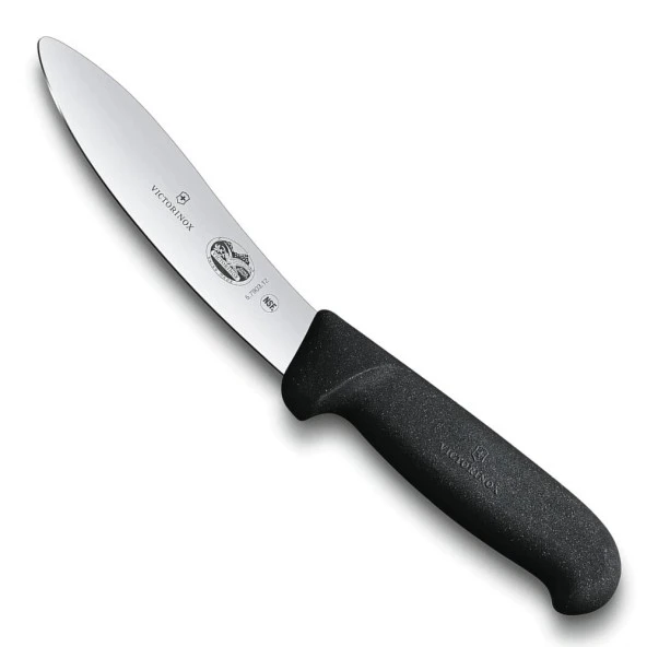 Victorinox Fibrox 12cm Deri Yüzme Bıçağı 5.7903.12 Siyah ürün görseli 1