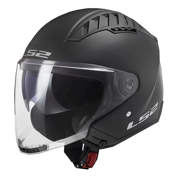 LS2 COPTER 2 MAT SİYAH KASK (GÜNEŞ VİZÖRLÜ) ürün görseli 1