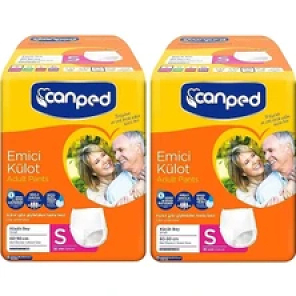 CANPED EMİCİ KÜLOT SMALL S  60 ADET (2 X 30) ürün görseli 1