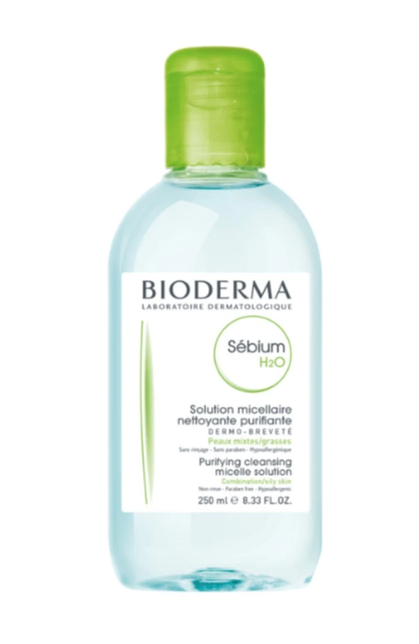 1Bioderma Sebium H2O 250 ml - Yüz Temizleyici ürün görseli 1