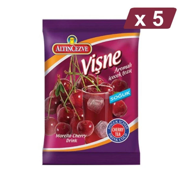 Altıncezve Vişne Aromalı İçecek Tozu Soğuk 450 G - 5Lİ PAKET ürün görseli 1