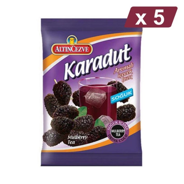 Altıncezve Karadut Toz İçecek Soğuk - 450 gr - 5Lİ PAKET ürün görseli 1