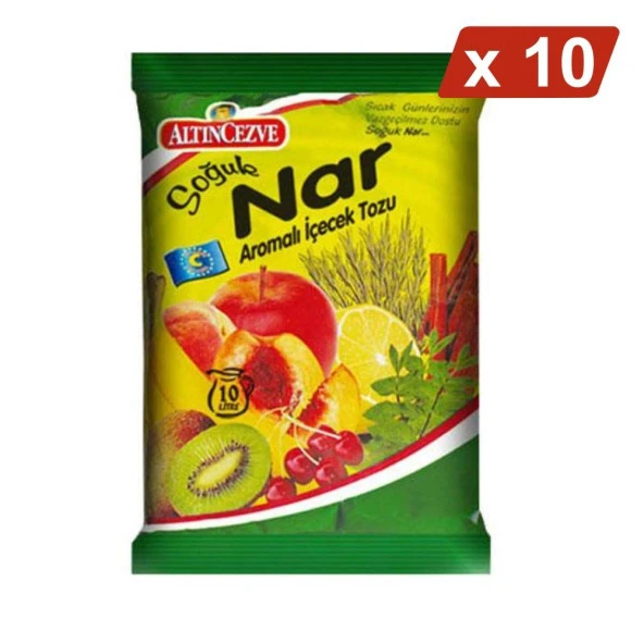 Altıncezve Nar Aromalı İçecek Tozu - Soğuk 450 G - 10LU PAKET ürün görseli 1