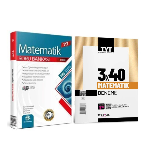 Bilgi Sarmal TYT Matematik Soru ve Marka Deneme Seti 2 Kitap ürün görseli 1