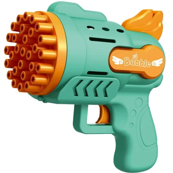 1 PCS VIP BLUE BUBBLES GUN 29 DELİKLİ ÇOKLU KÖPÜK ATAN TABANCA MAVİ KÖPÜK TABANCASI 2SOLİSYON HEDİYE ürün görseli 1